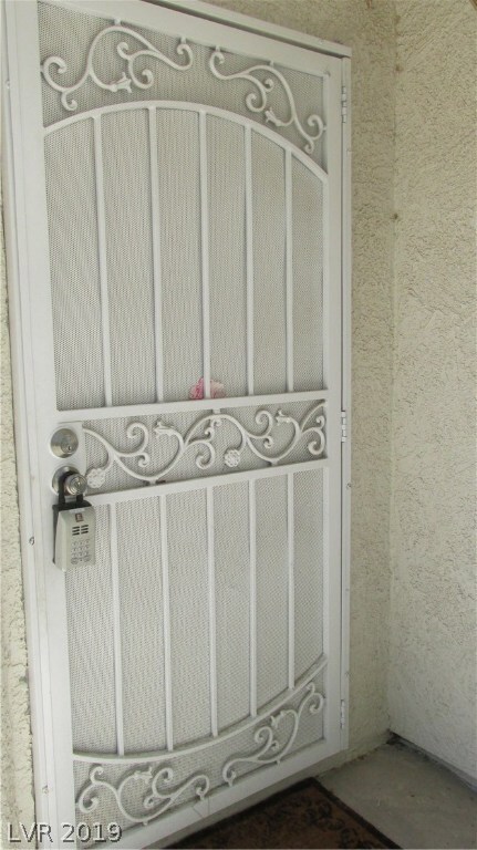 Security Door at Front