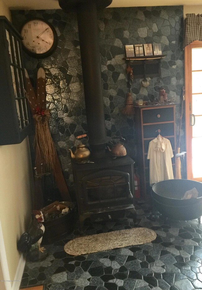 Wood Stove in Fam Room