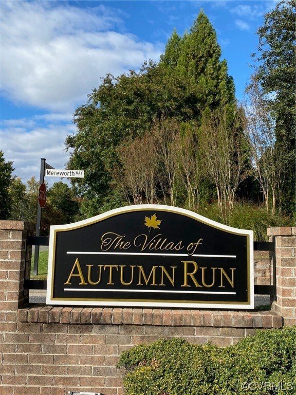 WELCOME TO VILLAS OF AUTUMN RUN!