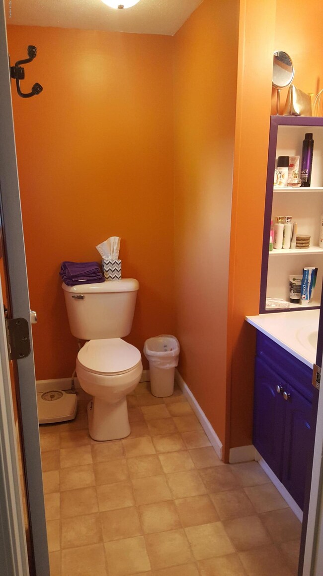 Half bath in master bedroom