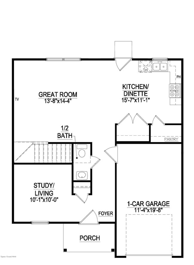 1709 First Floor Plan A