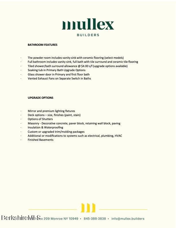 Spec Sheet