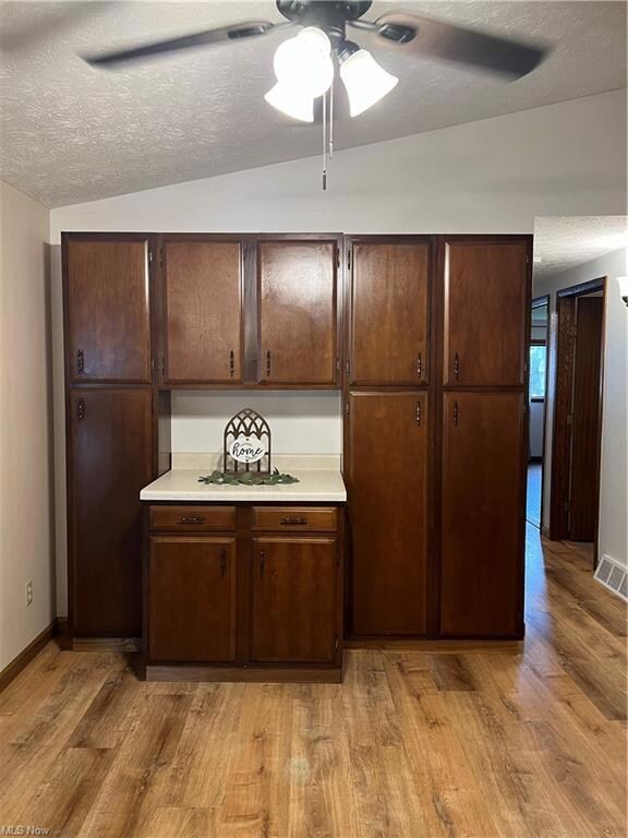 Vaulted eat-in kitchen 21 x 11.