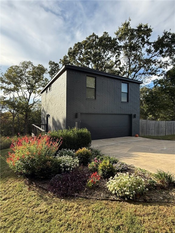 1066 sf of living space over garage