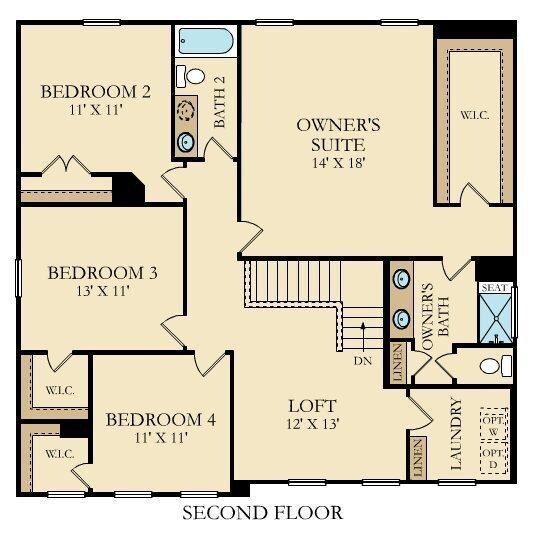 Evans 2nd floor