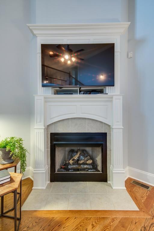 Fireplace is Inviting Focal Point of Room