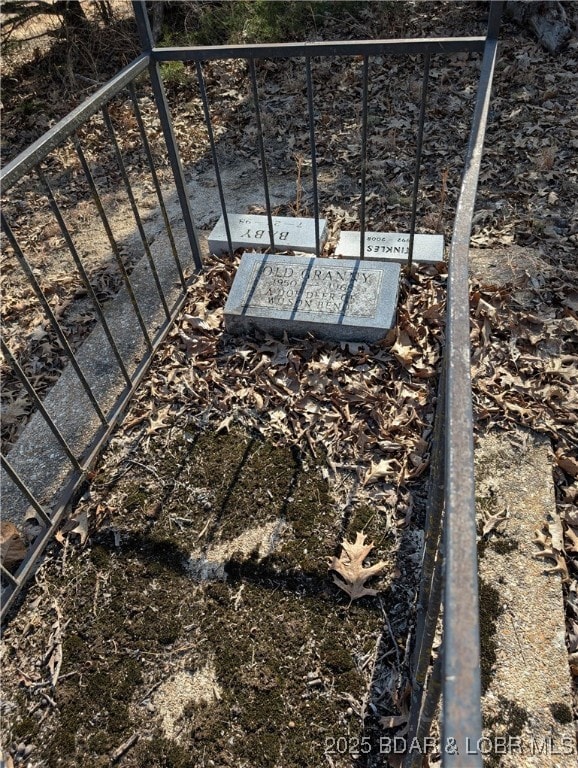 Deer grave on the property