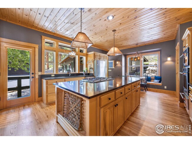 Sunrise over Lake Estes from the deck