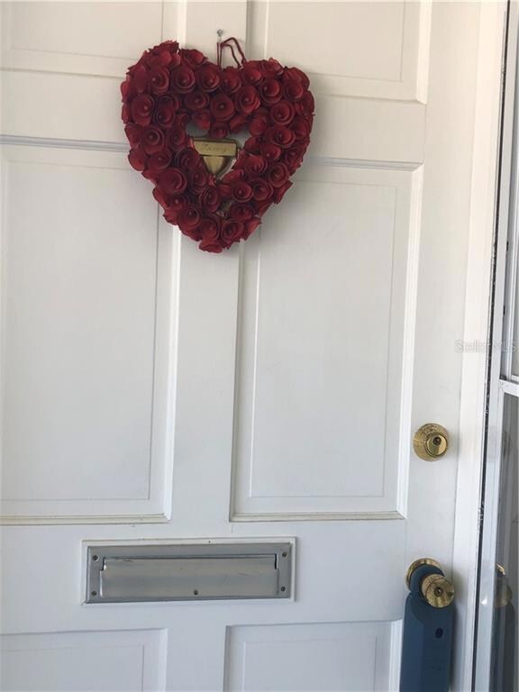 The front door.
