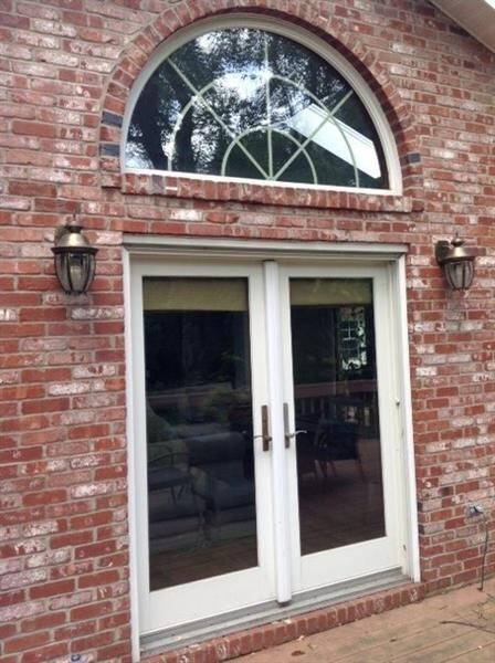 Back door entry off back deck.