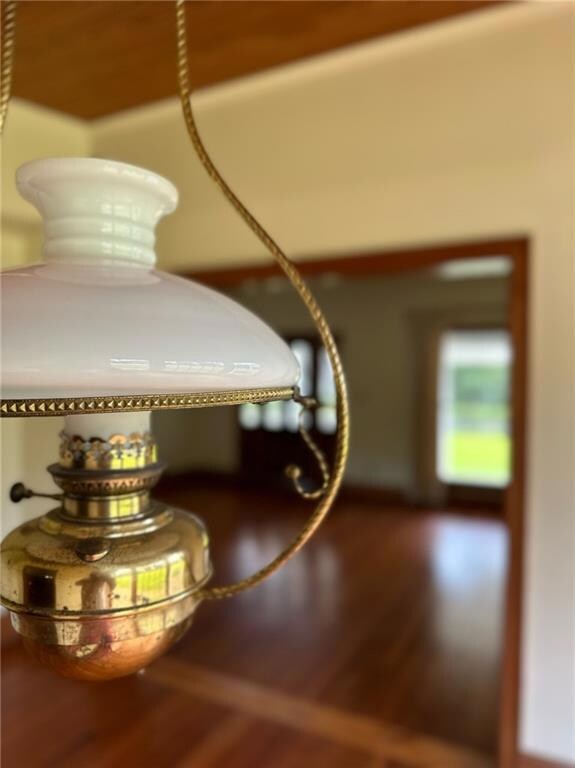 Dining room brass fixture!