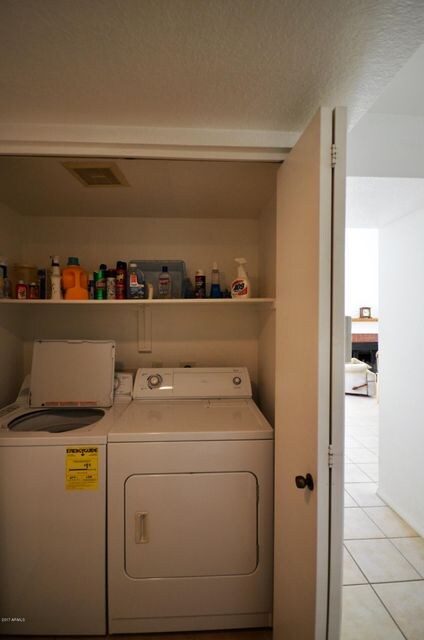 Inside laundry