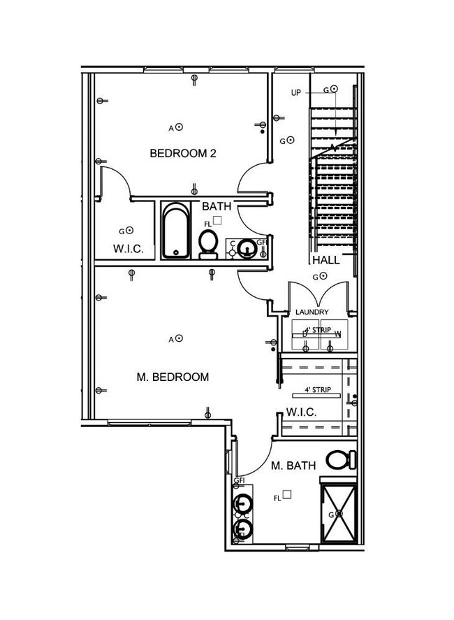 Unit 2B_2ndFlrRendering_BW