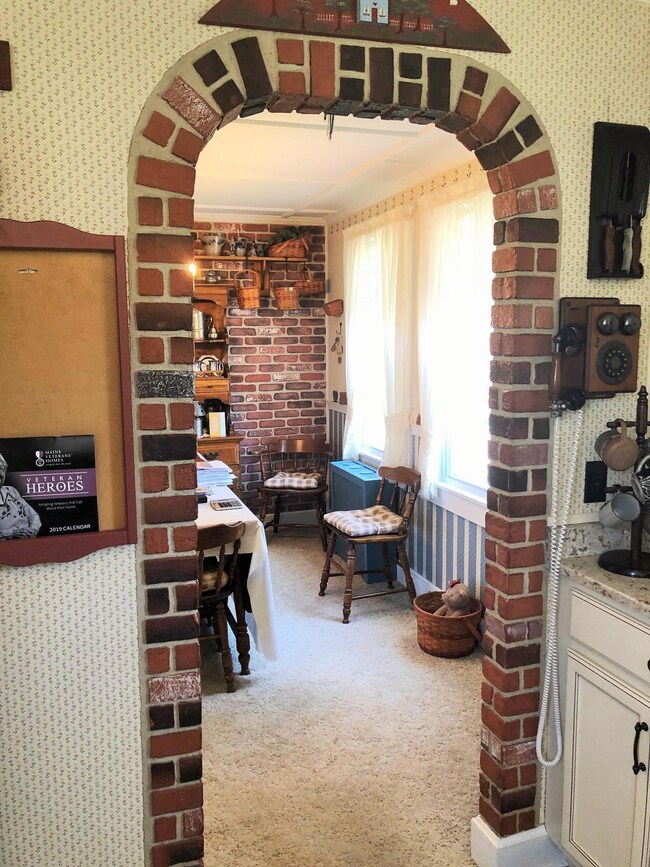 Dining room right off kitchen
