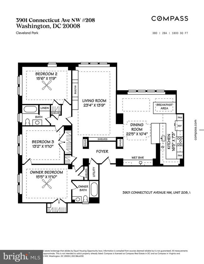 3901 Connecticut Ave NW unit 208, Washington, DC 20008 - photo 5