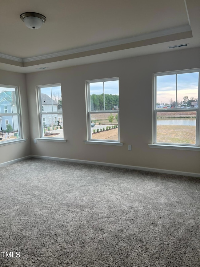 Master Bedwith Lake facing window