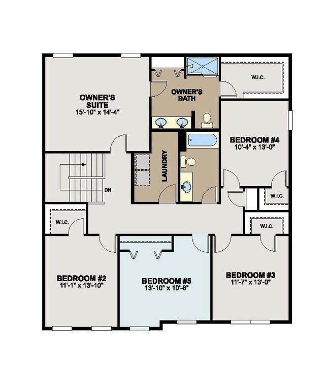 Waterbury - 5 Bedroom - Upper Level