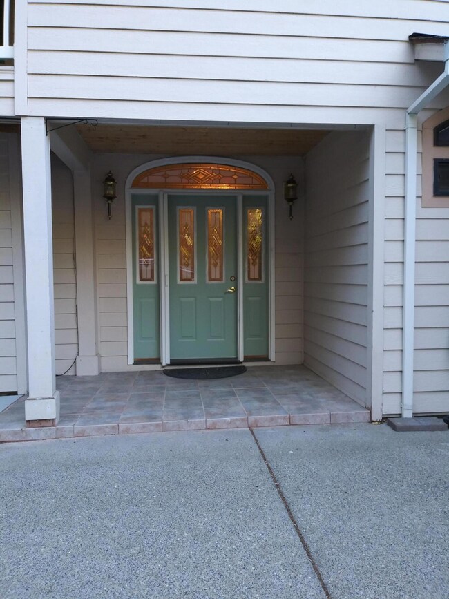 Front door - lighted