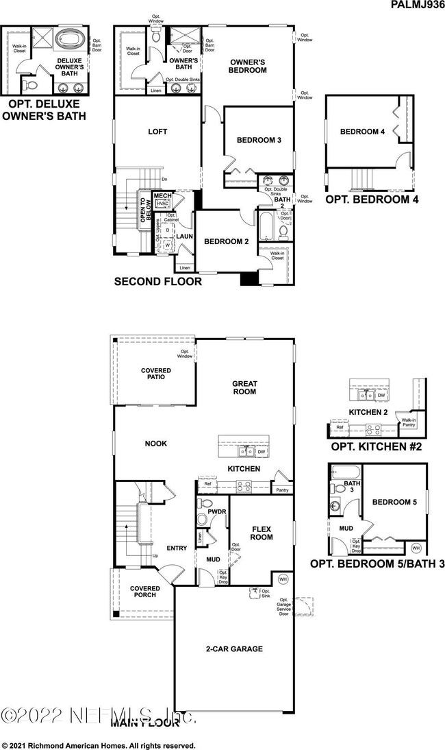 Palm M floorplan