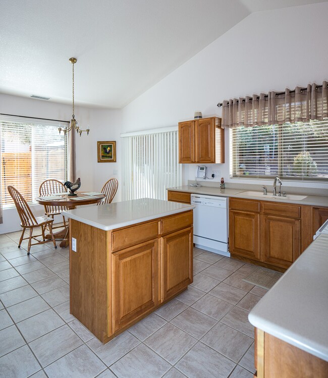 Kitchen with Solid Surface Counters