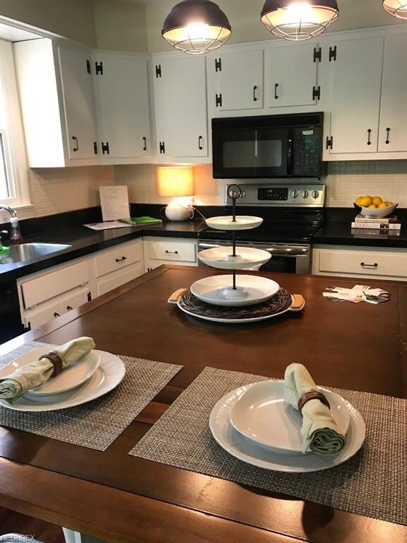 Island doubles beautifully as extra seating and st