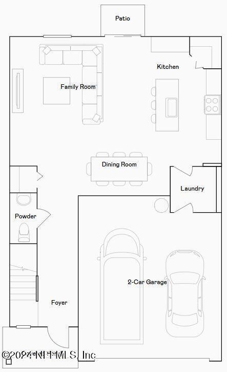 Edison First Floor plan