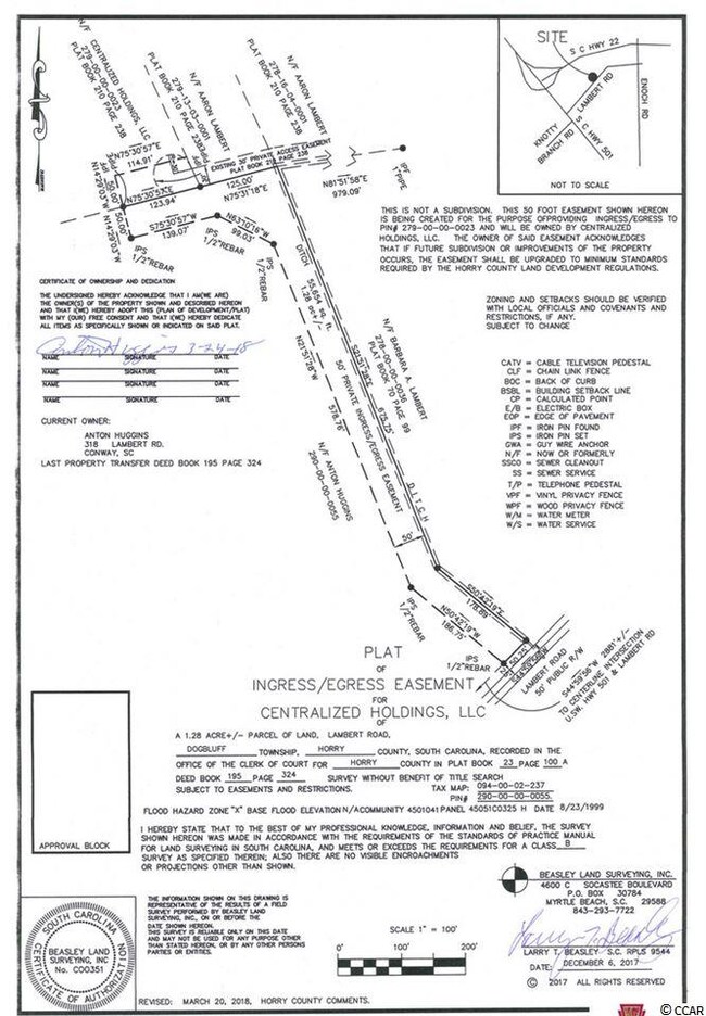 Approximately 645â€™ +/- of Frontage along US High