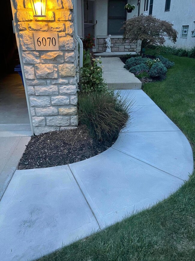 6070 McNaughten Grove new sidewalk