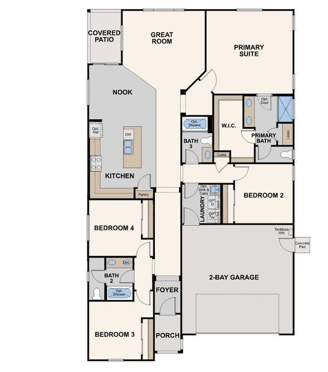 6670 East Berkeley Ave, Floor Plan