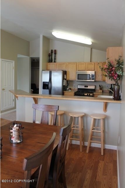dining area & kitchen