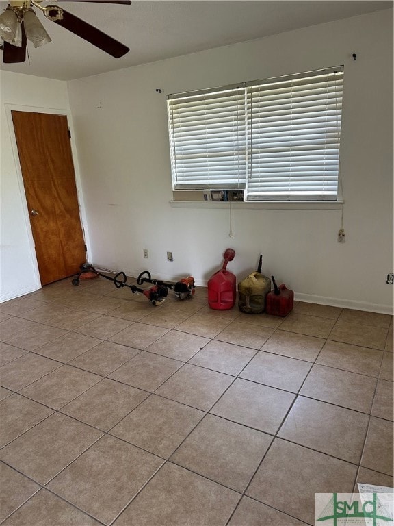 Front room with newer tile