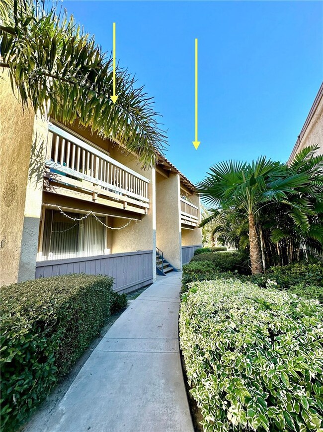Welcome to 17190 San Mateo...steps away from laundry room and pool. Very private balconies and patios with no units looking in.