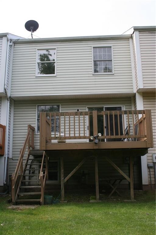 Back of Townhome and Deck