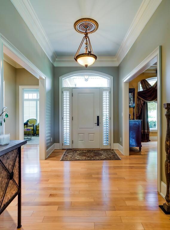 Stunning hardwood flooring.