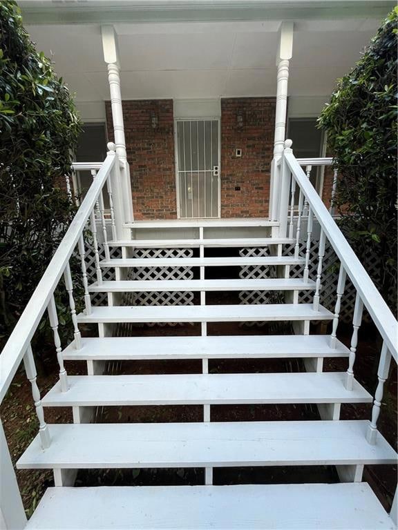 View of stairs
