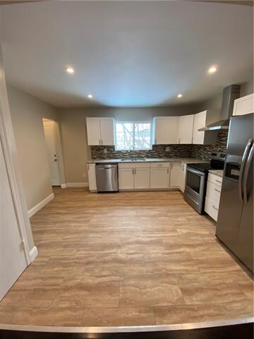 The kitchen has many new features added, which are