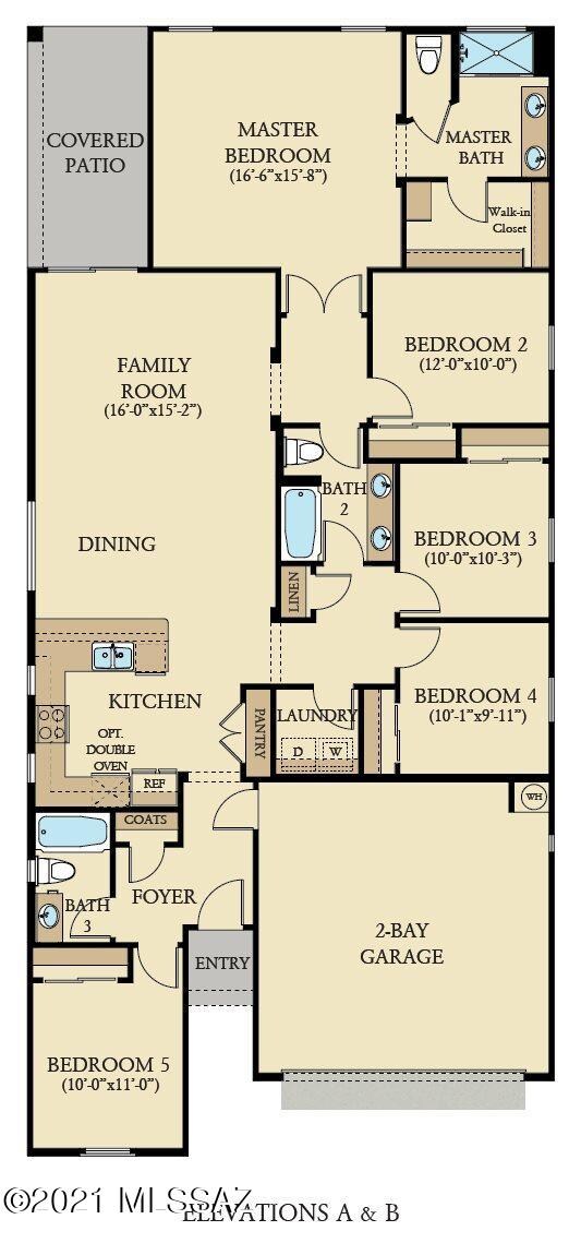 Ocotillo Floor plan