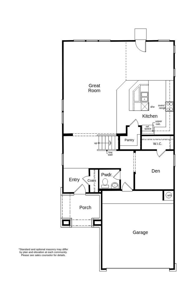This floor plan features 4 bedrooms, 2 full baths,