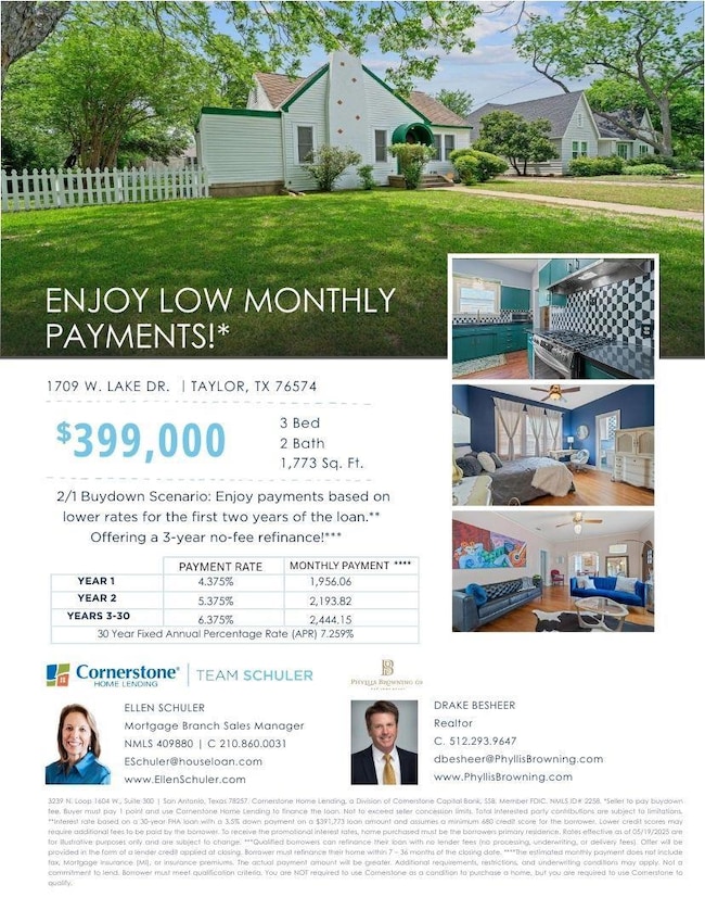 View of marketing collateral with multiple images