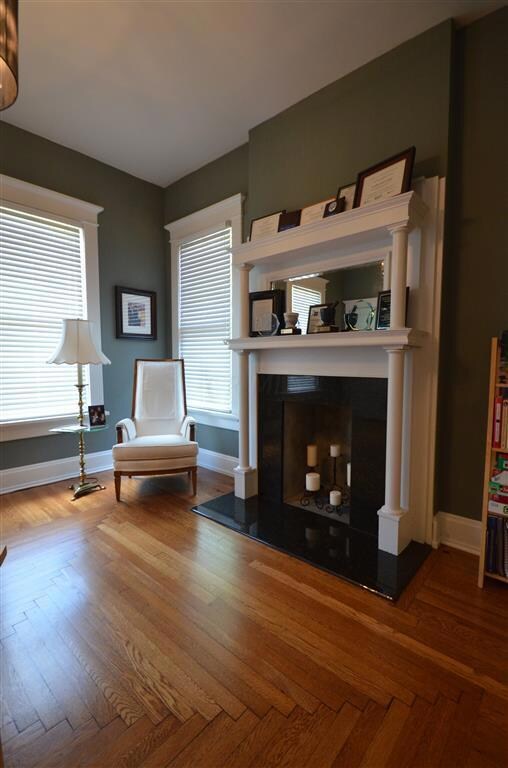Den / Office Fireplace