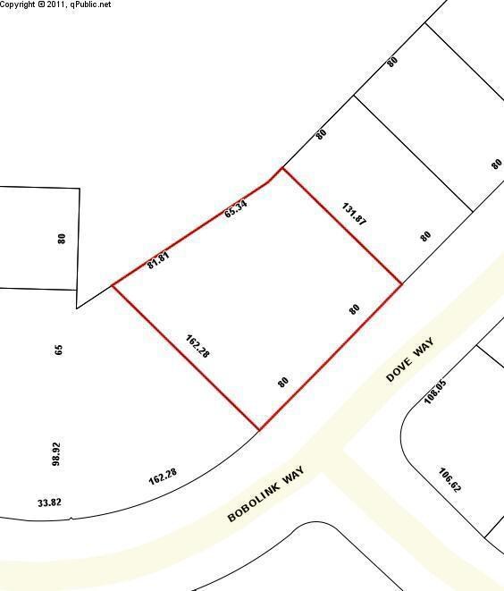 Lots 1, 2, 3 Dove Way Tax Plat