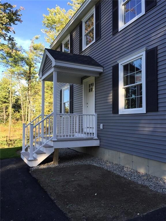 Front Porch Entrance with paved walkway
