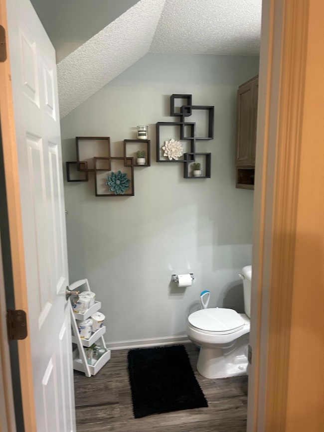 Spacious main level half bath