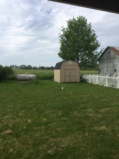 Back Yard with Shed
