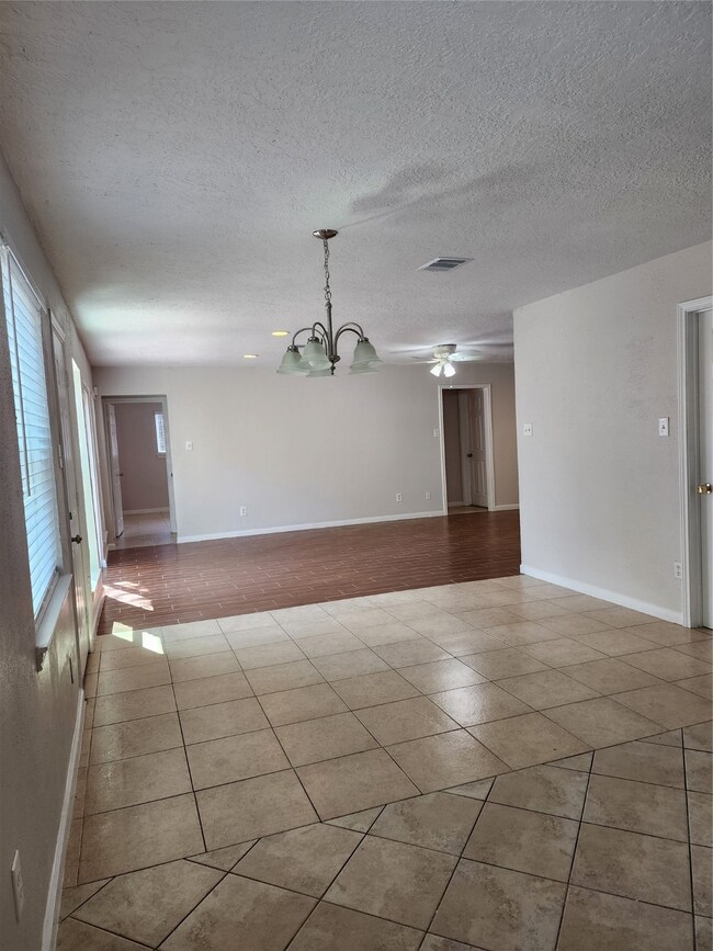 Living room and breakfast area