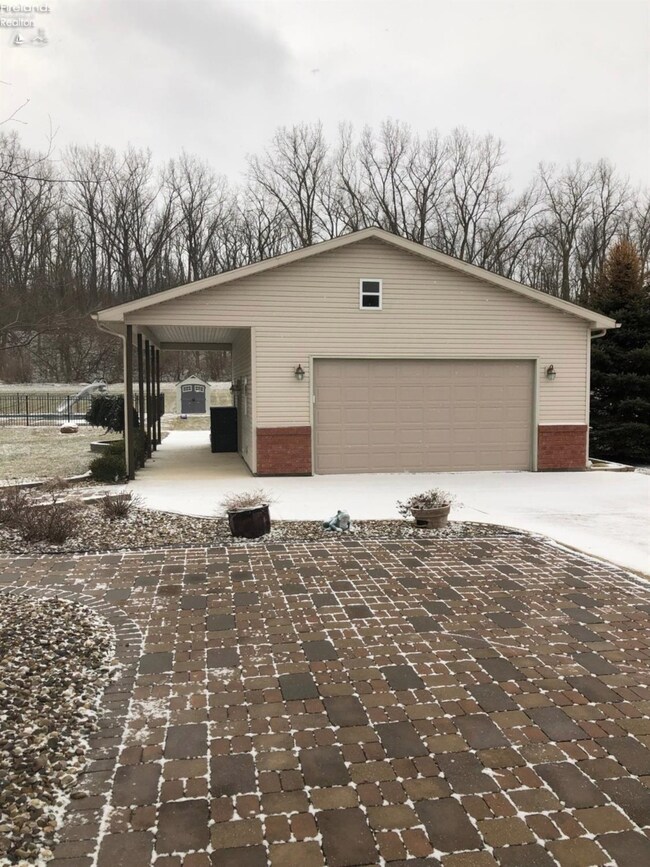 Separate garage and storage area