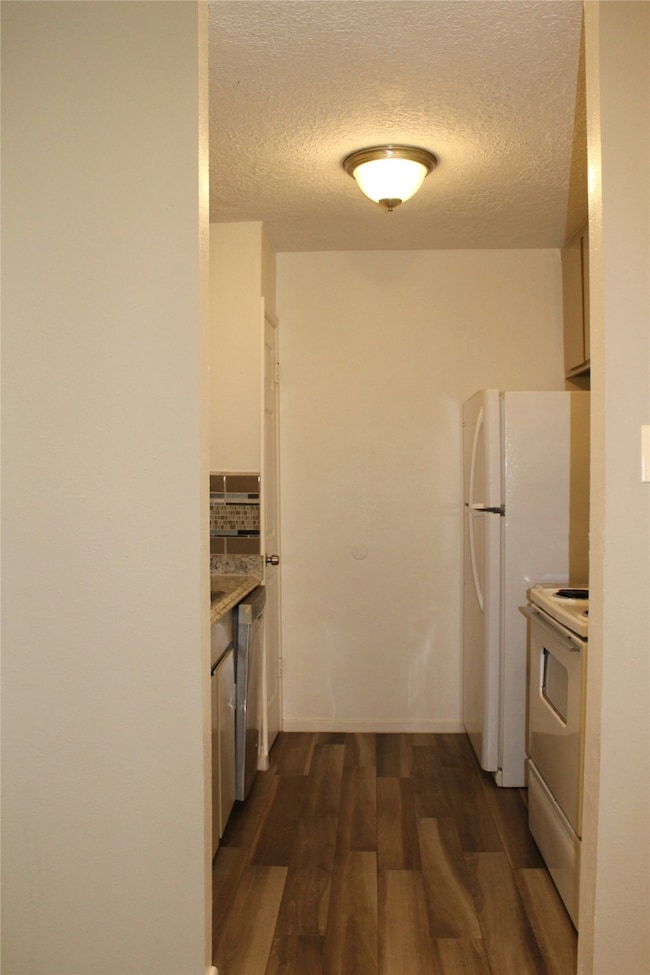 View of kitchen from dining area