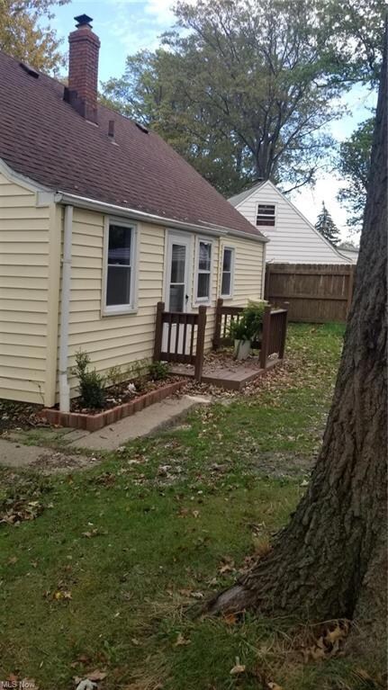 Backyard view 1