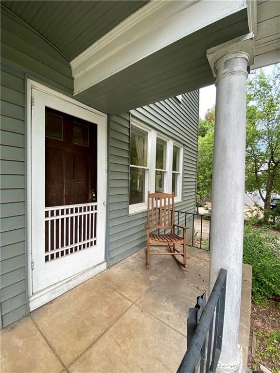 View of porch
