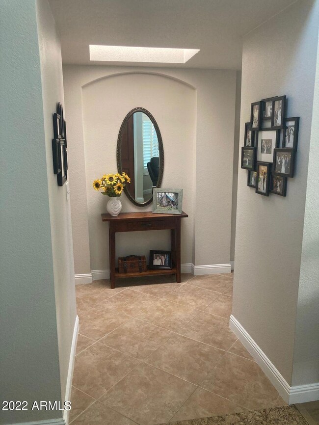 Ranch hall foyer